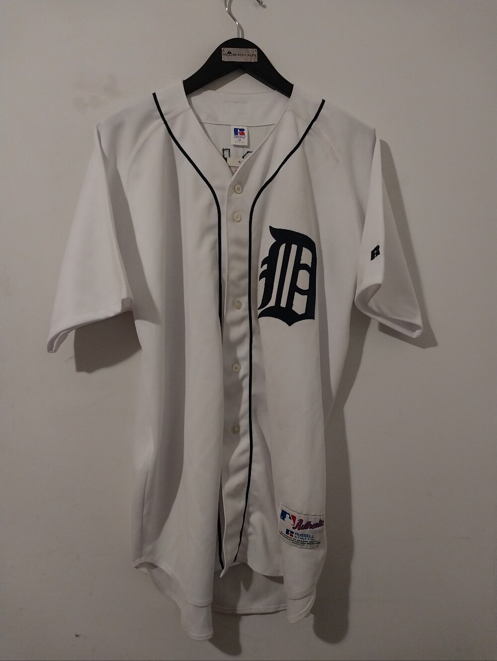 Ryssell Atheltic Detriot Tigers Damon Easley Home Jersey Size 48